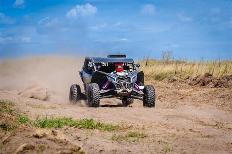 Premium Photo | Utv buggy offroad vehicle racing on sand extreme and adrenalin 4x4