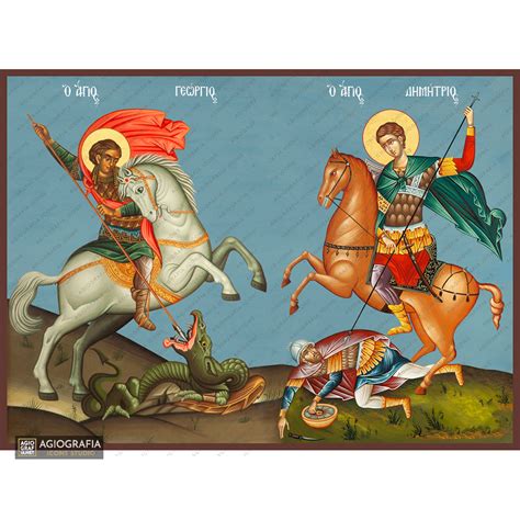 Saints George and Demetrius – IMPERIAL ICONS