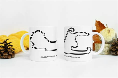 Formula One Circuit Mugs Formula One Gift F1 Gift F1 Mug | Etsy