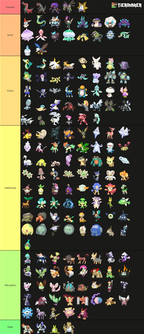 All Shiny Pokémon Gen 1-8 pre DLC Tier List (Community Rankings ...