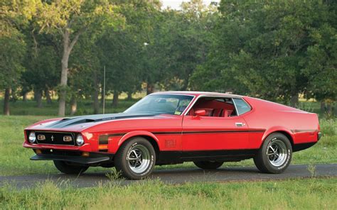 Download Fastback Classic Car Muscle Car Ford Vehicle Ford Mustang Mach 1 HD Wallpaper