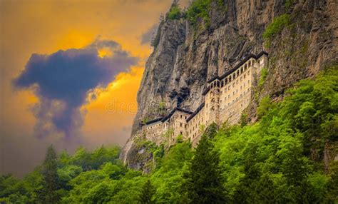 Sumela Monastery in Trabzon, Turkey. Greek Orthodox Monastery of Sumela ...