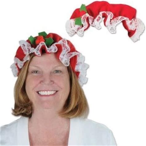 Mrs. Santa Claus Hat Winter Christmas Decoration | Mrs claus, Costumes ...