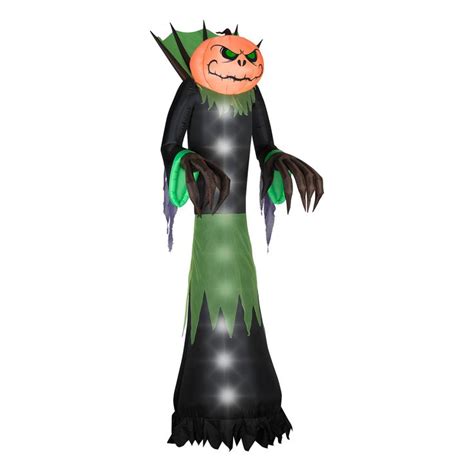 Shop Gemmy 14-ft Internal Light Grim Reaper Halloween Inflatable at ...