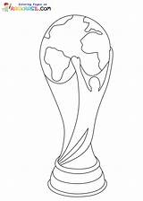 Dibujos de Copa Mundial Fútbol Para Colorear sketch template