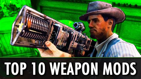 FALLOUT 4: TOP 10 WEAPON MODS [PC + XBOX ONE] - YouTube