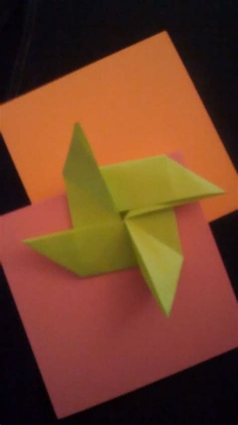 How to Make an Origami Pinwheel | Pinwheels, Origami, Origami swallow