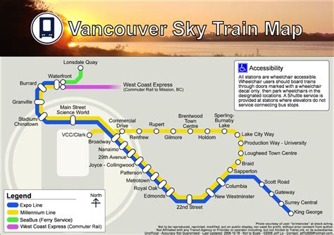 nycsubway.org: Vancouver Skytrain Route Map