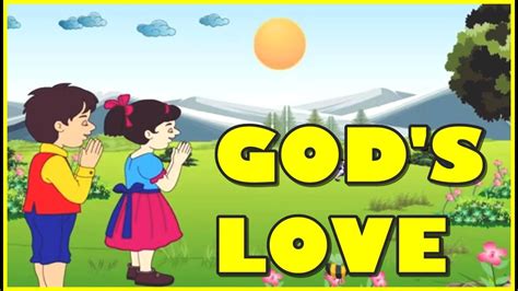 God Love Is So Wonderful Nursery Rhyme | Children Song | Children ...