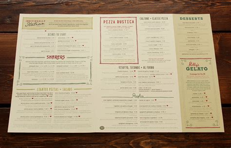 Art of the Menu: Zizzi