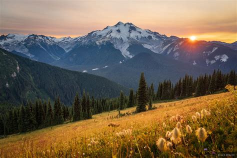 Glacier Peak Smoky Sunset | Glacier Peak Wilderness, Washington ...