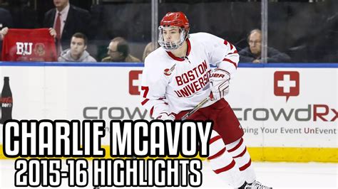 Charlie McAvoy | 2015-16 Highlights | Boston University - YouTube