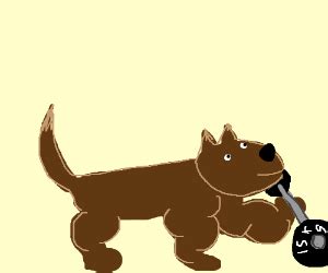 Muscly Dog - Drawception