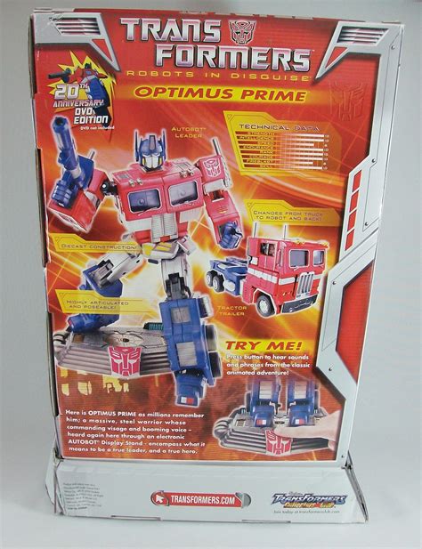 Transformers Optimus Prime 20th anniversary edition - caja… | Flickr