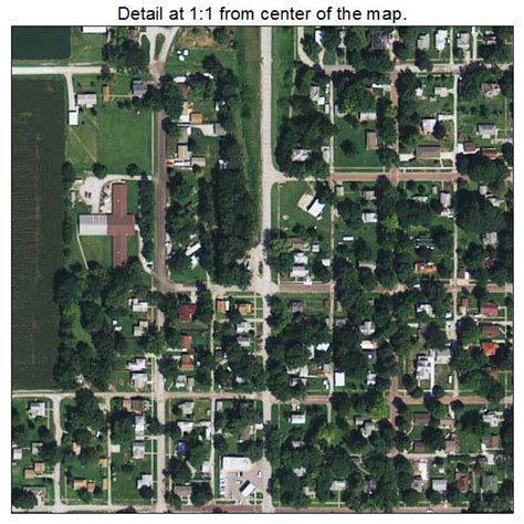 Aerial Photography Map of Malvern, IA Iowa