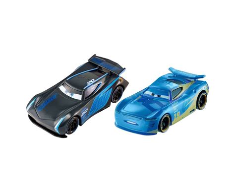 Disney Pixar Cars Cars 3 Jackson Storm Danny Swervez Diecast 2-Pack Mattel Toys - ToyWiz