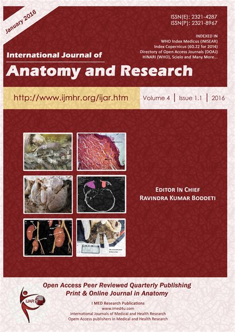 International Journal of Anatomy and Research (4.1.1) Color | Pothi.com