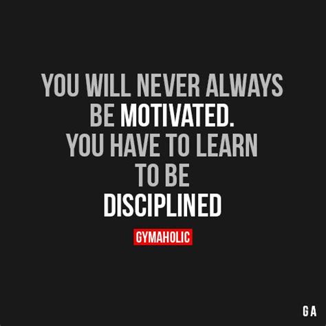 Discipline And Motivation Quotes