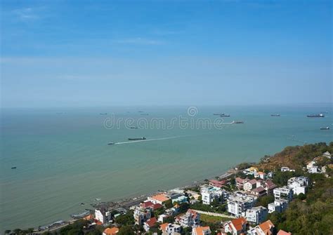 VUNG TAU, VIETNAM - DECEMBER.24.2020: View Over Vung Tau from Cable Car ...