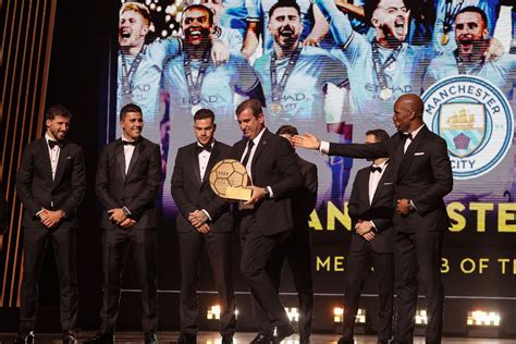 Manchester City win back-to-back club of the year awards.