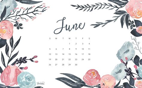 Desktop Wallpapers Calendar June 2016 - Wallpaper Cave