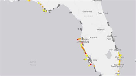 Current Red Tide Map Florida - Printable Maps