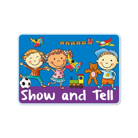 Rectangular Zone Sign - Show and Tell Area