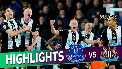 Everton vs. Newcastle 2-2 Goals & Highlights | Premier League ...