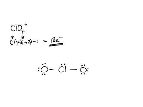 SOLVED: What is the lewis structure of CLO2+