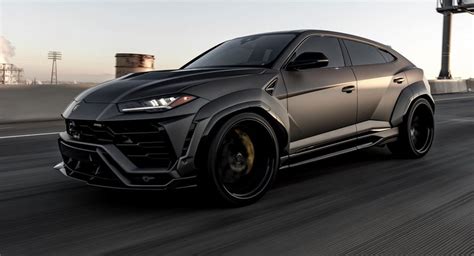 Matte Grey Widebody Lamborghini Urus Rides On Massive 24-Inch Wheels ...