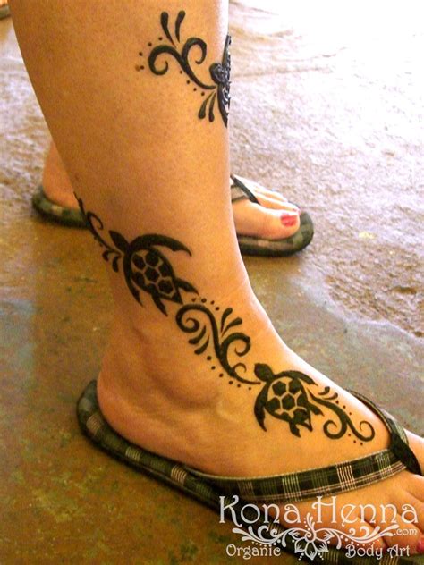 Kona Henna Studio - ankles gallery | Simple henna tattoo, Henna tattoo designs, Henna