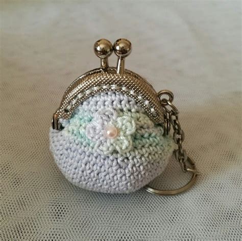 Crochet coin purse # crochet mini purse # cute clasp purse # cute crochet purse Crochet Coin ...