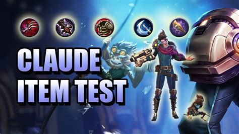 CLAUDE ITEM TEST - WHAT BUILD IS BEST FOR CLAUDE? - MOBILE LEGENDS - YouTube