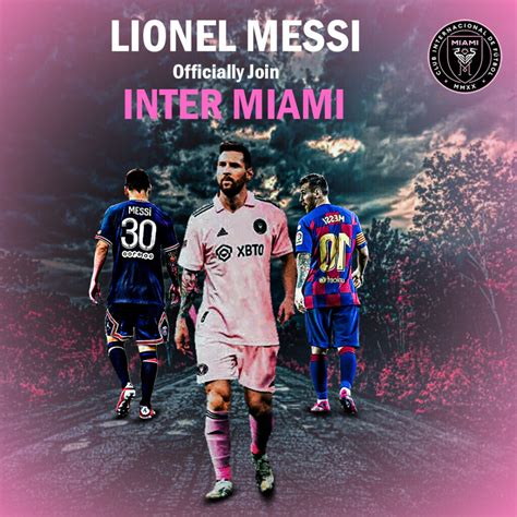 LIONEL MESSI OFFICIALLY JOIN INTER MIAMI. - MasterBundles