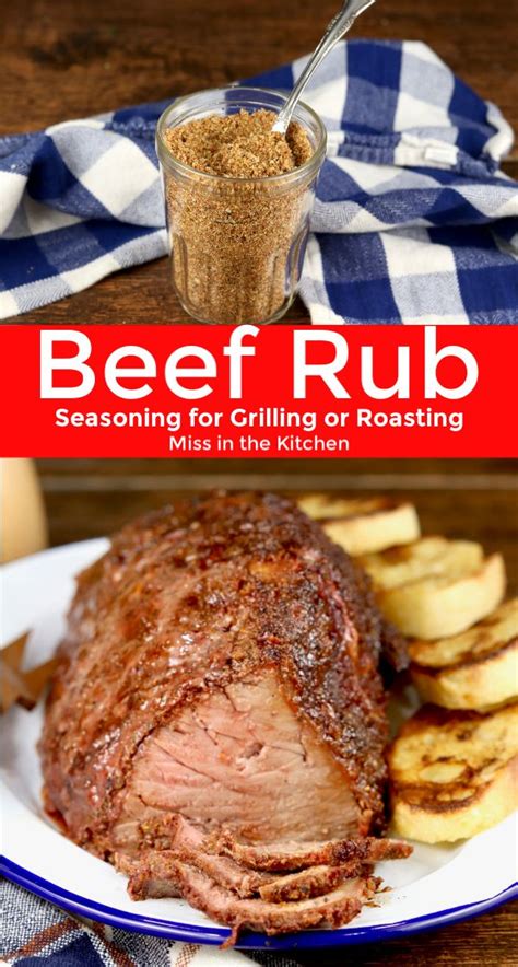 Easy Beef Rub recipe for grilling or roasting beef steaks, roasts ...