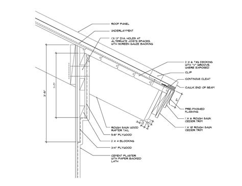 Jerold L. Dougal, Architect: Soffit Design