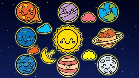 Planets Drawing For Kids at PaintingValley.com | Explore collection of ...