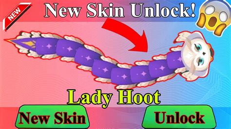 Snake-io 🐍 I Got New Epic Snake Skins LADY HOOT | Epic Snake io ...