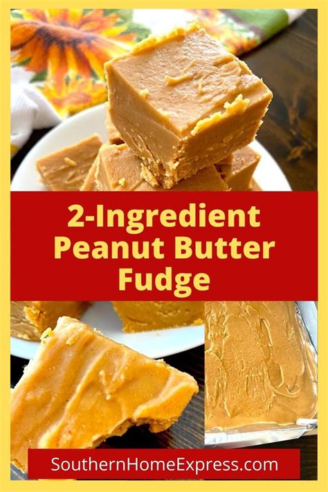 2-Ingredient Peanut Butter Fudge | Recipe | Peanut butter fudge easy, Fudge recipes easy, Peanut ...