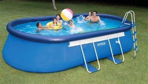 Intex Oval Frame Pool Set, 20-Feet-by-12-Feet-by-48-Inch in 2020 | Easy set pools, Swimming ...