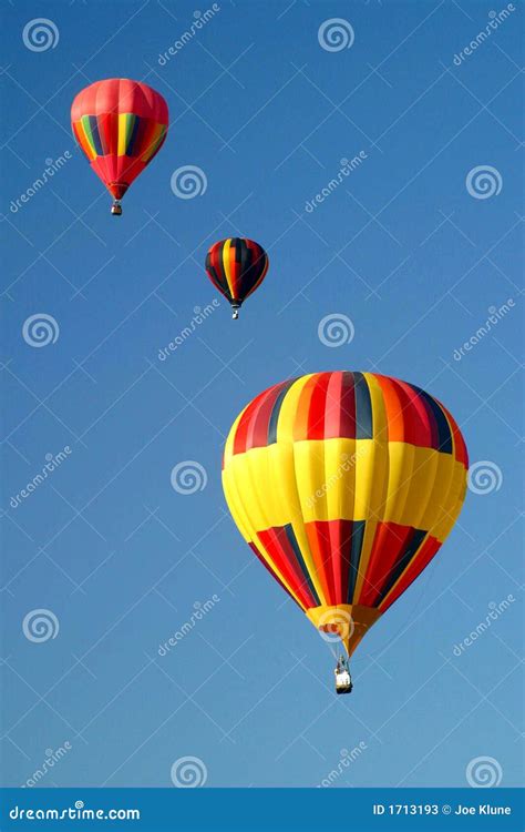 Hot Air Balloons In The Sky Stock Image - Image of display, entertainment: 1713193