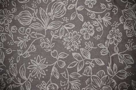 Gray Fabric with Floral Pattern Texture Picture | Free Photograph | Photos Public Domain