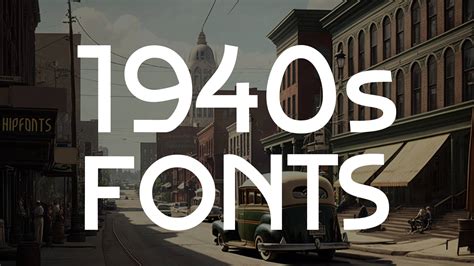 1940s graphic design font | HipFonts