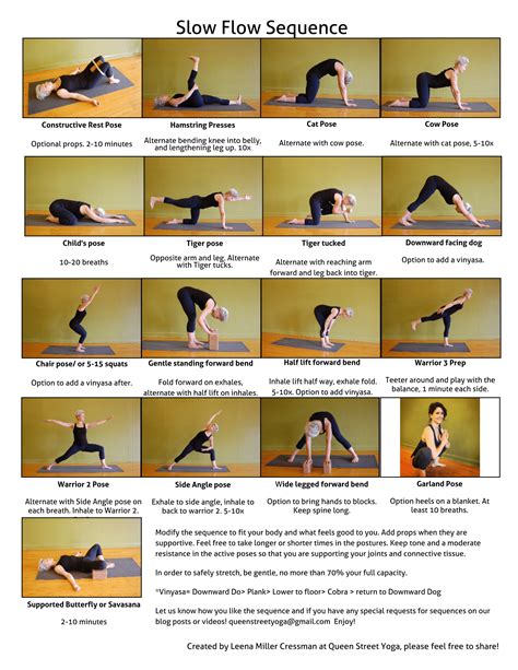 slow flow yoga sequence - Google Search Vinyasa Flow Yoga Sequence ...