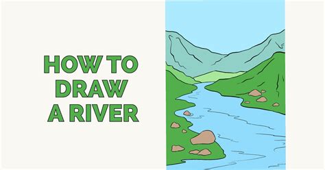 How to Draw a River - Really Easy Drawing Tutorial