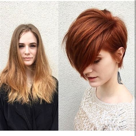 Make-overs: Long Hair to Short Hair Before & After - PoP Haircuts