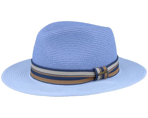 Tller Toyo Blue/Light Blue Fedora - Stetson hat - Hatstore.co.in