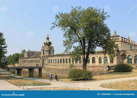 Art Gallery in Dresden Germany Stock Image - Image of park, landmark ...