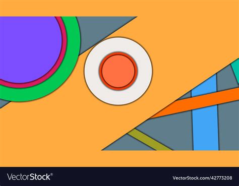 Colorful background in material design Royalty Free Vector