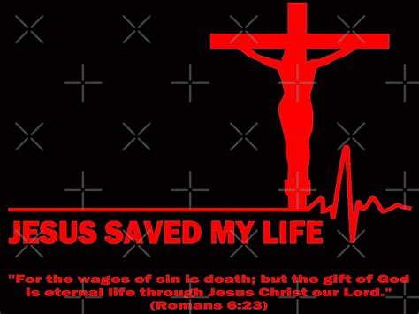 "Jesus saved my life" by tommytbird | Redbubble